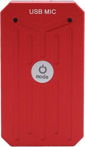 Zopsc USB Microphone with AI Noise Cancellation, 360 Omnidirectional Pickup, 192kHz 24Bit for Podcasting, Streaming, Gaming, Zoom Calls. (Chinese Red) in Saudi Arabia