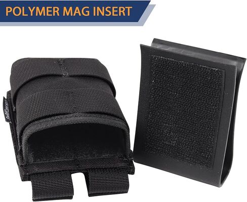 5.56 Mag Pouch - حقيبة MOLLE Mag Pouch واحدة وحامل ماج لمجلة AR مع إدراج Mag ومتوافق مع MOLLE in Kuwait