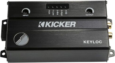 Kicker 47KEYLOC Key Series Smart Powered Line-Out Converter & 46QI24 4 Meter 2-Channel Signal Cable in Saudi Arabia