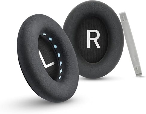 وسائد أذن من السيليكون لسماعات Bose QuietComfort 35، وسائد أذن بديلة لسماعات Bose QC35 وQC35 II المانعة للضوضاء، إسفنج عازل للضوضاء، سُمك إضافي (وردي البتلة) in Kuwait