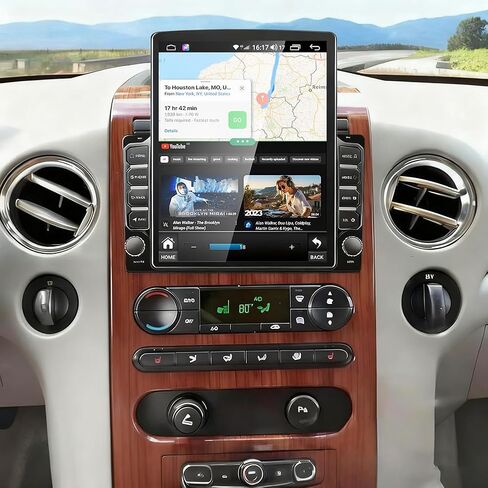 Car Stereo Radio for Ford F-150 2004-2008 with Wireless CarPlay and Android Auto, 9.7 Inch HD Touchscreen Android 14 Double Din Car Audio w/Bluetooth GPS WiFi HiFi FM RDS SWC EQ Backup Camera, 2+32G in Saudi Arabia