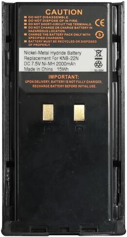 KNB-22 KNB-22N KNB-17A بطارية 2000mAh Ni-MH متوافقة مع KNB-16 KNB-17 KNB-21N TK280 TK-280 TK-290 TK-380 TK-390 TK-480 TK-481 TK-190 TK-5400 اتجاهين راديو in Kuwait