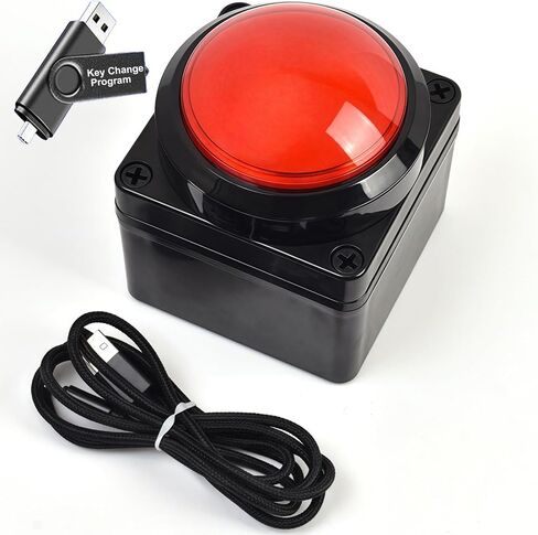 Programmable USB Macro Keyboard, Major Policy Decision Button, One Handed Programmable Setting & Game Switch Control Keyboard, U Flash Disk with Customized Program, Default Enter Function, Green in Saudi Arabia