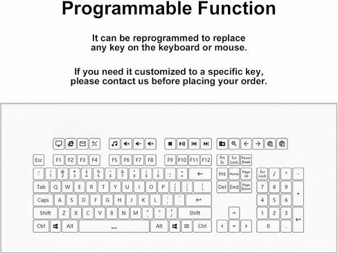 Programmable USB Macro Keyboard, Major Policy Decision Button, One Handed Programmable Setting & Game Switch Control Keyboard, U Flash Disk with Customized Program, Default Enter Function, Green in Saudi Arabia