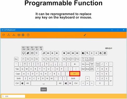 Programmable USB Macro Keyboard, Major Policy Decision Button, One Handed Programmable Setting & Game Switch Control Keyboard, U Flash Disk with Customized Program, Default Enter Function, Green in Saudi Arabia