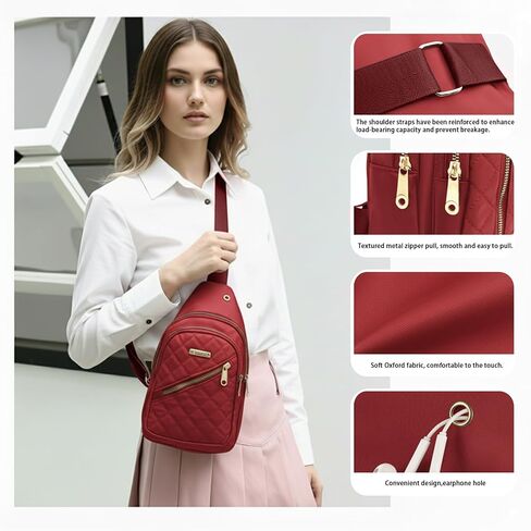 Sling Bag Crossbody for Men Women, Small Sling Backpack,Fanny Packs,Casual Daypack for Hiking Travel Work Sports Commute in Saudi Arabia