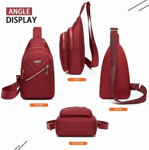 Sling Bag Crossbody for Men Women, Small Sling Backpack,Fanny Packs,Casual Daypack for Hiking Travel Work Sports Commute in Saudi Arabia