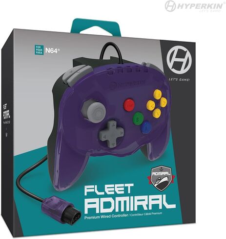"Fleet Admiral" Premium Wired Controller For Nintendo 64 (Fire Fleet) in Kuwait