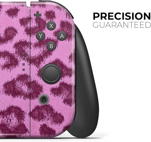 Design Skinz Compatible with Nintendo DSi XL Skin Decal Protective Scratch-Resistant Removable Vinyl Wrap Cover - Neon Pink Cheetah Animal Print in Saudi Arabia