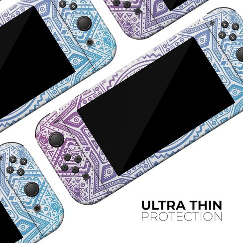 Design Skinz - متوافق مع Nintendo DSi XL - غطاء حماية من الفينيل مقاوم للخدش وقابل للإزالة - ملصق ماندالا العرقي القبلي v5 in Saudi Arabia