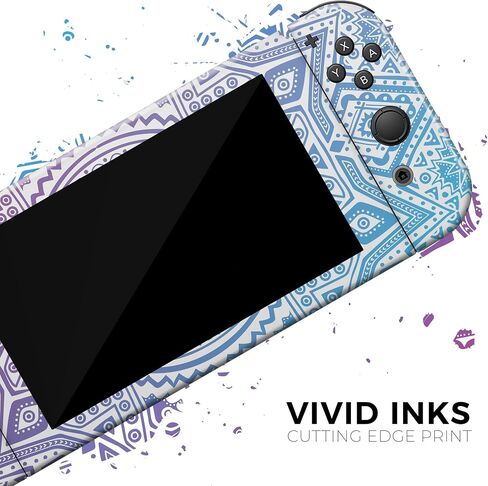 Design Skinz - متوافق مع Nintendo DSi XL - غطاء حماية من الفينيل مقاوم للخدش وقابل للإزالة - ملصق ماندالا العرقي القبلي v5 in Saudi Arabia