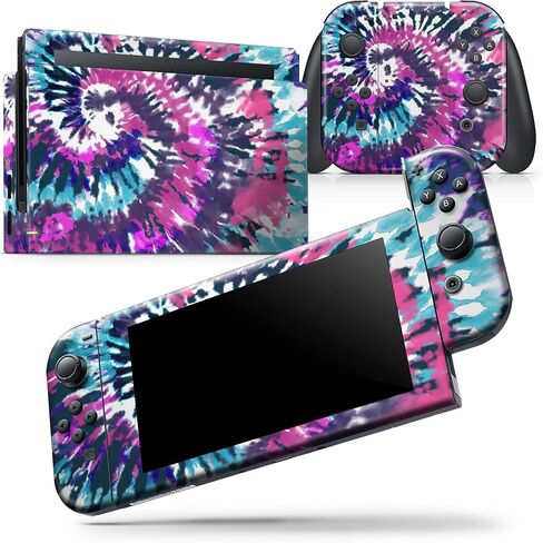 Design Skinz - متوافق مع Nintendo DSi XL - غطاء حماية من الفينيل مقاوم للخدش وقابل للإزالة - صبغة لولبية V3 in Saudi Arabia
