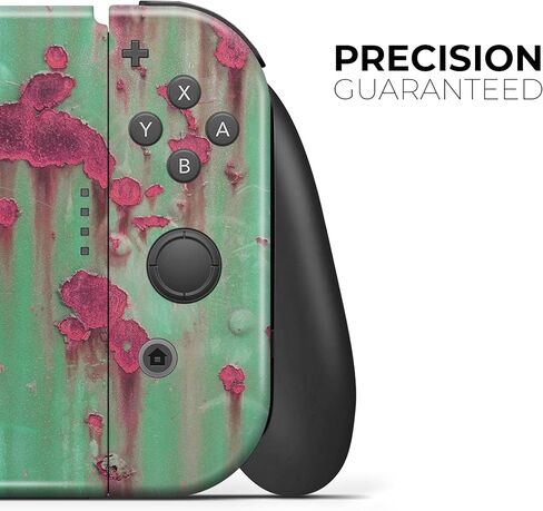 Design Skinz - متوافق مع Nintendo DSi XL - غطاء حماية من الفينيل مقاوم للخدش وقابل للإزالة - أخضر عصري مع صدأ وردي in Saudi Arabia