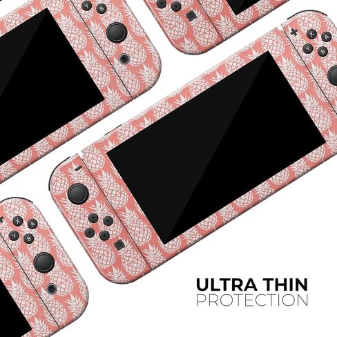 Design Skinz - متوافق مع Nintendo DSi XL - غطاء حماية من الفينيل مقاوم للخدش وقابل للإزالة - أناناس صيفي استوائي الإصدار 2 in Saudi Arabia