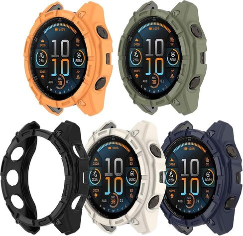 Watch Cover Compatible with Garmin Tactix 8 51mm Solor Case Protector (5Colors) in Saudi Arabia