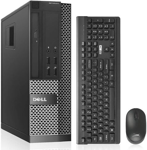 Dell OptiPlex 9010 Refurbished Desktop Computers i7, AC7260 Built-in WIFI Ready,16GB Ram 512GB SSD,HDMI Dual Monitor Support,Windows 10 Pro, TJJ Large Mouse Pad+Altec Wireless Keyboard Mouse (Renewed) in Saudi Arabia