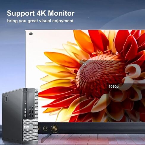Dell OptiPlex 9010 Refurbished Desktop Computers i7, AC7260 Built-in WIFI Ready,16GB Ram 512GB SSD,HDMI Dual Monitor Support,Windows 10 Pro, TJJ Large Mouse Pad+Altec Wireless Keyboard Mouse (Renewed) in Saudi Arabia