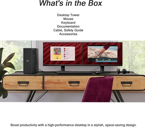 أجهزة كمبيوتر سطح المكتب طراز OptiPlex 9010 من Dell i7، وAC7260 مدمجة جاهزة للواي فاي، وذاكرة وصول عشوائي سعتها 16 جيجابايت وسعة 512 جيجابايت SSD، ودعم شاشة HDMI مزدوجة، ونظام التشغيل Windows 10 Pro، ولوحة ماوس كبيرة TJJ + ماوس لوحة مفاتيح لاسلكية Altec ( in Kuwait