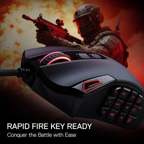 لوحة مفاتيح الألعاب Redragon K673 وحزمة ماوس الألعاب M921 in Saudi Arabia