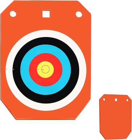 RED O AR500 Steel Gong Target, 2/5" Thickness, Hanging Shooting Target for Rifles Pistols & Shotguns, with 50 Pcs Splash Stickers in Saudi Arabia