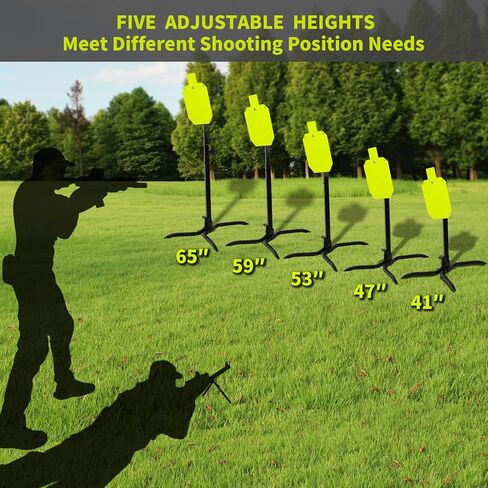Highwild Target Stand System - Height Adjustable Stand Mount with AR500 Steel Target in Saudi Arabia
