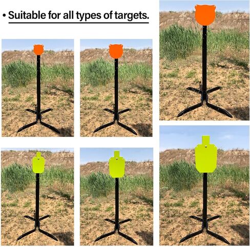 Highwild Target Stand System - Height Adjustable Stand Mount with AR500 Steel Target in Saudi Arabia