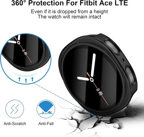 Case for Galaxy Watch 8 Screen Protector 40mm 44mm,Hard PC Case+Built in Tempered Glass,Full Protection Cover Protective Bumper for Samsung Galaxy Watch 8 40 44 mm Women Men in Saudi Arabia