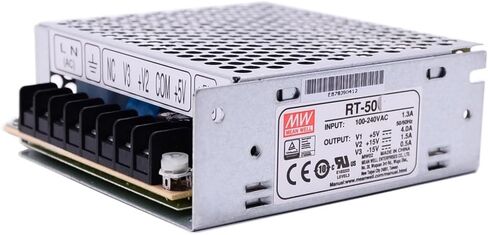 Mean Well RT 50W 5V/15V/-15V Switching Power SupplyRT-85C AC-DC Triple Output Closed Type in Saudi Arabia