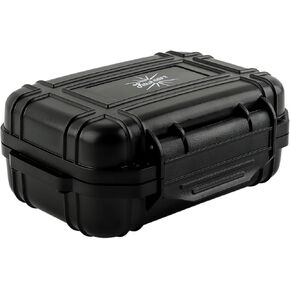 Linsoul Kiwi Ears SONICAP Waterproof Earbud Case,Hard Protective IEM Storage Box with EVA Lining,Hard Carrying Bag for Headphones,Earphone,Travel Carrying Case Fit for ZS10 Pro,Zero:2,EW300 (Black) in Kuwait