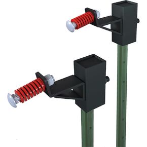 Atflbox T-Post Target Hanger and Mount for AR500 Steel Targets, Conversion Adapter for Outdoor Shooting Practice in Kuwait