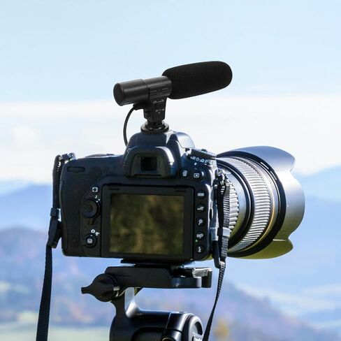 ميكروفون فيديو كاميرا DSLR احترافي من NOLITOY لتسجيل الصوت وصناعة الأفلام، توافق واسع مع زاوية الكاميرات وكاميرات الفيديو والهواتف الذكية والأجهزة اللوحية in Kuwait