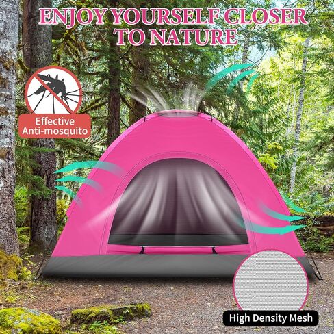 Outvita Camping Tent, 4 Person Dome Tents with Rainfly & Carrying Bag, Waterproof Easy Setup Tent with Mesh Windows for Camping & Hiking in Saudi Arabia