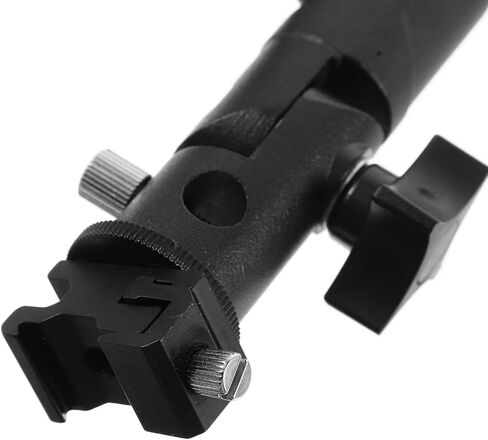 Professional Flash Lamp Holder with Swivel Joint Umbrella Mount Bracket Compatible with Photography Flashlights LED and Strobe Lights for Studio and Outdoor Use in Saudi Arabia