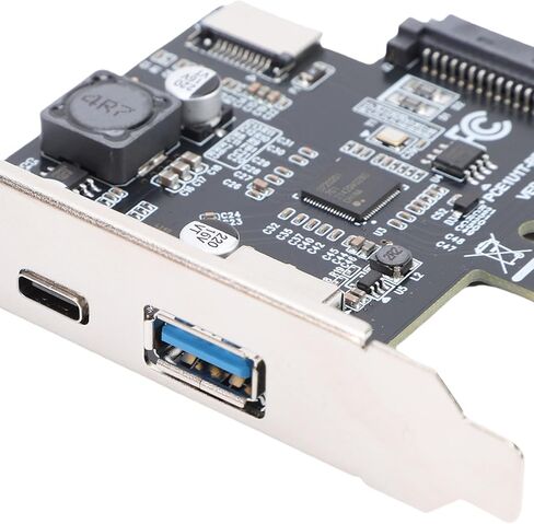 بطاقة توسيع VBESTLIFE USB 3.2 Gen1 PCIe، محول PCIe بسرعة 5 جيجابت في الثانية إلى USB3.2 Gen1 يتوسع إلى النوع E USB A النوع C، من أجل Wins، لنظام Linux in Saudi Arabia