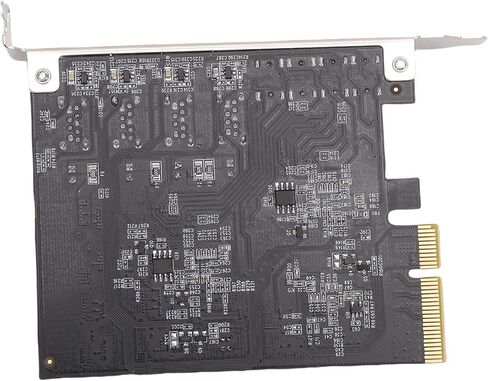 Bewinner PCIe إلى USB 3.2 Gen 2 بطاقة 8 منافذ، 4X Type C 4X Type A بطاقة توسيع 10 جيجابت في الثانية، لـ Win لنظام التشغيل Linux لأجهزة الكمبيوتر المكتبية OS X، محور USB C داخلي مع وحدة تحكم ASM3142 in Saudi Arabia