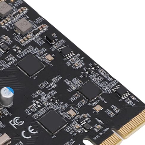 Bewinner PCIe إلى USB 3.2 Gen 2 بطاقة 8 منافذ، 4X Type C 4X Type A بطاقة توسيع 10 جيجابت في الثانية، لـ Win لنظام التشغيل Linux لأجهزة الكمبيوتر المكتبية OS X، محور USB C داخلي مع وحدة تحكم ASM3142 in Saudi Arabia