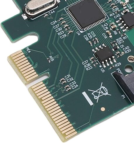 GOWENIC PCIe to USB 3.1 GEN 2 Expansion Card with 10Gbps Bandwidth, PCI Express 3.0 X4 Card with 2 Type C Ports, PCIe Expansion Adapter for Desktop PC Workstation in Saudi Arabia