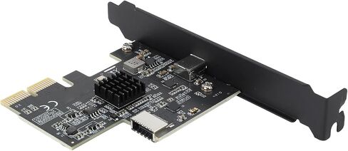Dpofirs USB 3.2 Gen2 10Gbps PCIe 2X Expansion Card for ASMEDIA ASM3142 Type C and Type E Chip Support, High Speed Transmission for 7/10/11, Plug and Play in Saudi Arabia