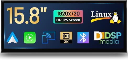 15.8 Inch Android Auto Radio for BMW 5 7 Series F10 F11 F01 NBT 520i 525i 528i 2013-2016,Car Play IPS Touch Screen Upgrade Car Stereo Support Wireless Android Auto in Saudi Arabia