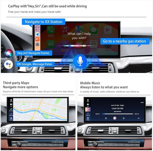 15.8 Inch Android Auto Radio for BMW 5 7 Series F10 F11 F01 NBT 520i 525i 528i 2013-2016,Car Play IPS Touch Screen Upgrade Car Stereo Support Wireless Android Auto in Saudi Arabia