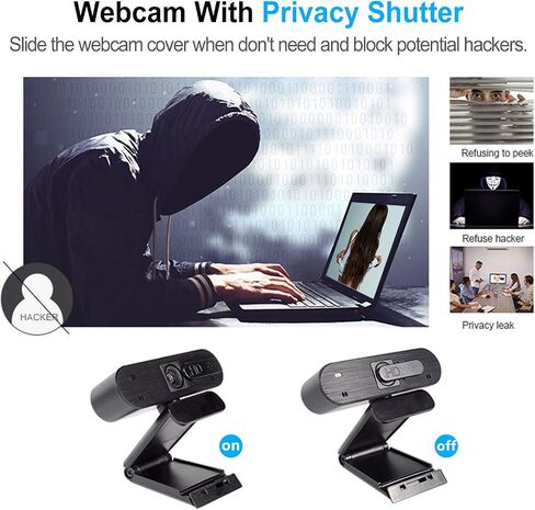 كاميرا ويب بدقة 1080 بكسل مع ميكروفون، وكاميرا ويب للتركيز التلقائي، وكاميرا كمبيوتر USB لأجهزة الكمبيوتر الشخصية وأجهزة الكمبيوتر المحمول وأجهزة الكمبيوتر المكتبية وأجهزة الكمبيوتر المكتبية ومكالمات الفيديو والمؤتمرات وتسجيل الألعاب عبر الإنترنت in Kuwait