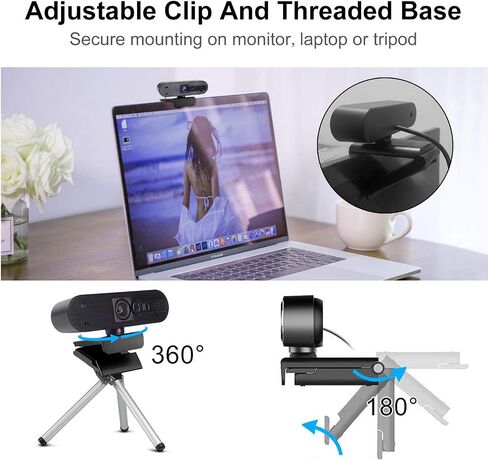 كاميرا ويب بدقة 1080 بكسل مع ميكروفون، وكاميرا ويب للتركيز التلقائي، وكاميرا كمبيوتر USB لأجهزة الكمبيوتر الشخصية وأجهزة الكمبيوتر المحمول وأجهزة الكمبيوتر المكتبية وأجهزة الكمبيوتر المكتبية ومكالمات الفيديو والمؤتمرات وتسجيل الألعاب عبر الإنترنت in Kuwait