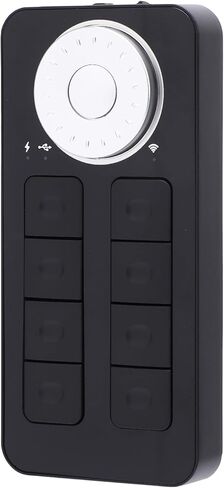 VBESTLIFE Quick Key Pad for Graphics Tablet, 8 Quick Access Keys with Multifunctional Dial, 2.4G WiFi & USB C, for Wins 7, MacOS in Saudi Arabia