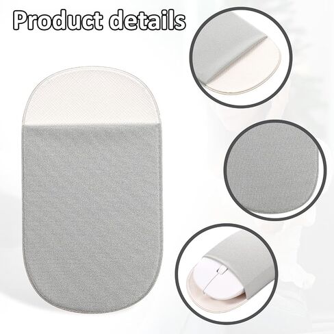 Mouse Holder for Laptop, Universal Stick-On Mouse Pouch Sleeve Pocket for Computer Office Home in Saudi Arabia