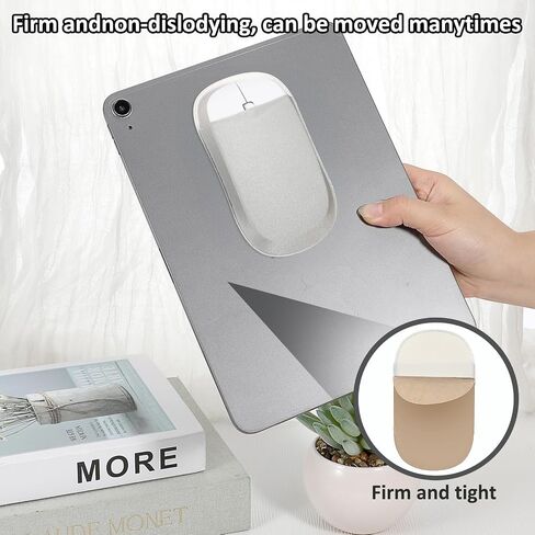Mouse Holder for Laptop, Universal Stick-On Mouse Pouch Sleeve Pocket for Computer Office Home in Saudi Arabia