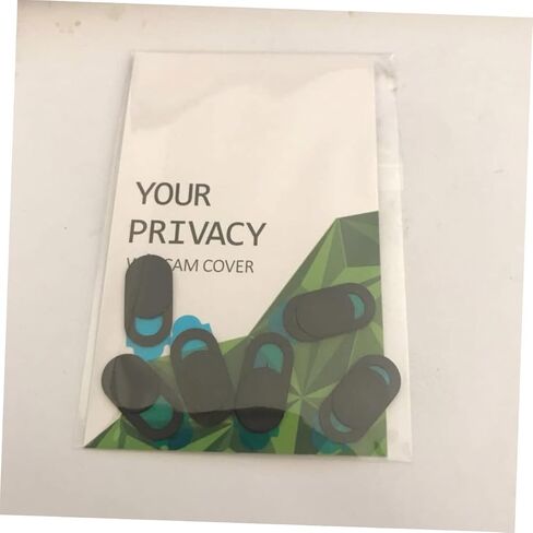 6Pcs Smartphone Webcam Cover Peep Plastic Slider for Laptop Tablet PC Privacy Protection Black in Saudi Arabia