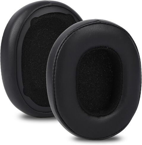 وسائد أذن بديلة لسماعات Skullcandy Crusher Wireless/Evo/ANC Hesh 3/EVO/ANC وVenue ANC، وسائد الأذن، وأغطية أذن سماعة الرأس مع جلد بروتين ناعم، وإسفنج عزل الضوضاء، أسود in Saudi Arabia