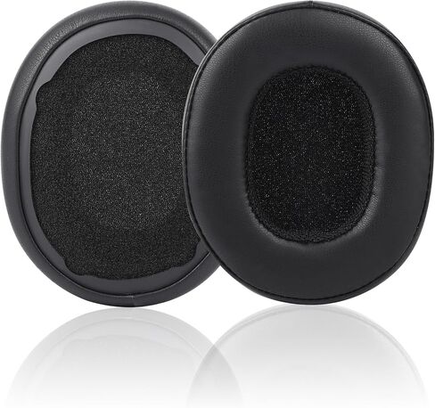وسائد أذن بديلة لسماعات Skullcandy Crusher Wireless/Evo/ANC Hesh 3/EVO/ANC وVenue ANC، وسائد الأذن، وأغطية أذن سماعة الرأس مع جلد بروتين ناعم، وإسفنج عزل الضوضاء، أسود in Saudi Arabia