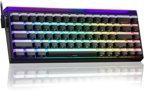 Aula Hero 68 HE 60% Gaming Keyboard Wired, Hall Effect Magnetic Switch Keyboard with Adjustable Actuation, Fast Trigger Mode, 8K Hz Polling Rate, 0.125ms Latency,PBT Keycaps, RGB Backlit (Renewed) in Saudi Arabia