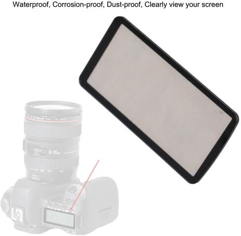 غطاء علوي جديد صغير لشاشة LCD خارجية وشاشة عرض زجاجية خارجية متوافقة مع كاميرا Nikon D90 in Saudi Arabia